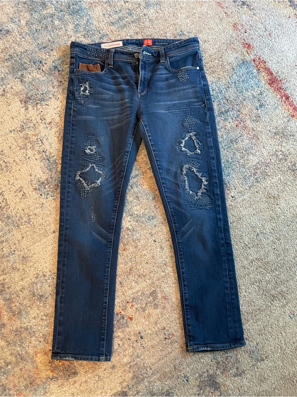 Anthropologie Pilcro Distressed Skinny Jeans